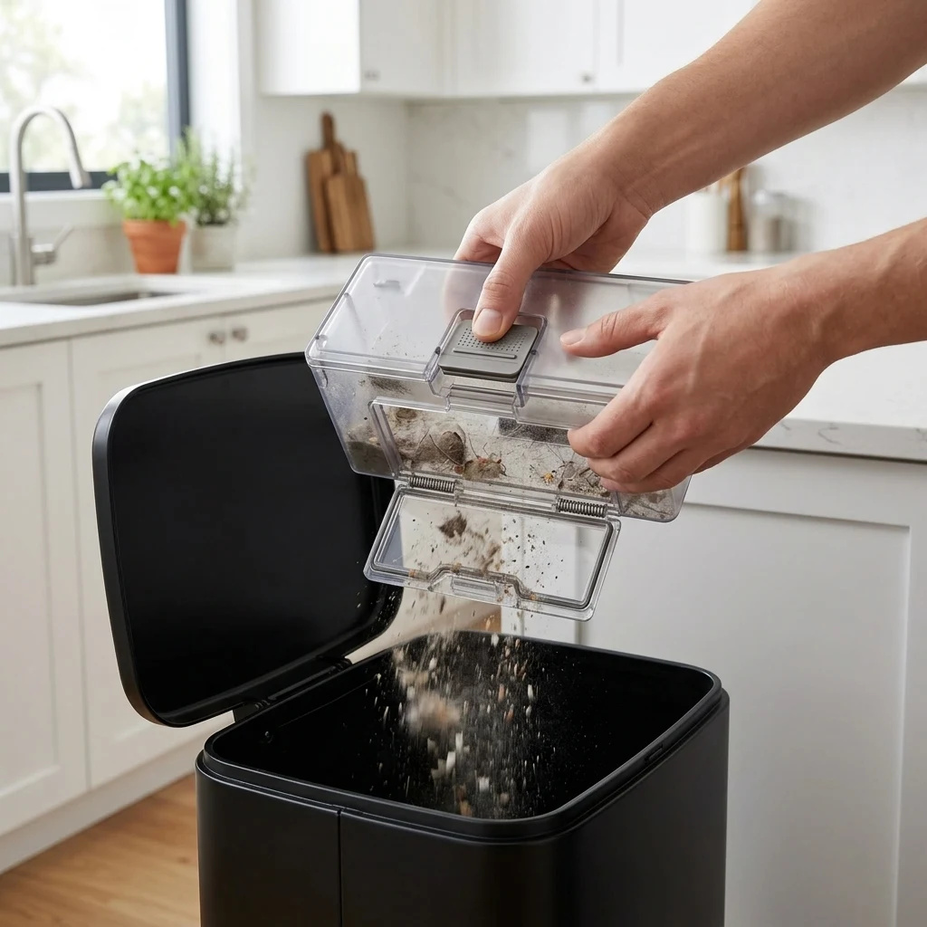 Effortless One-Touch Dustbin Emptying